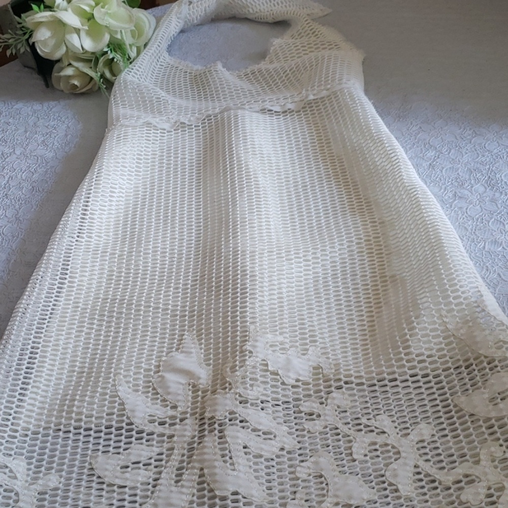 BESPOKE BEACH HALTER DRESS XS